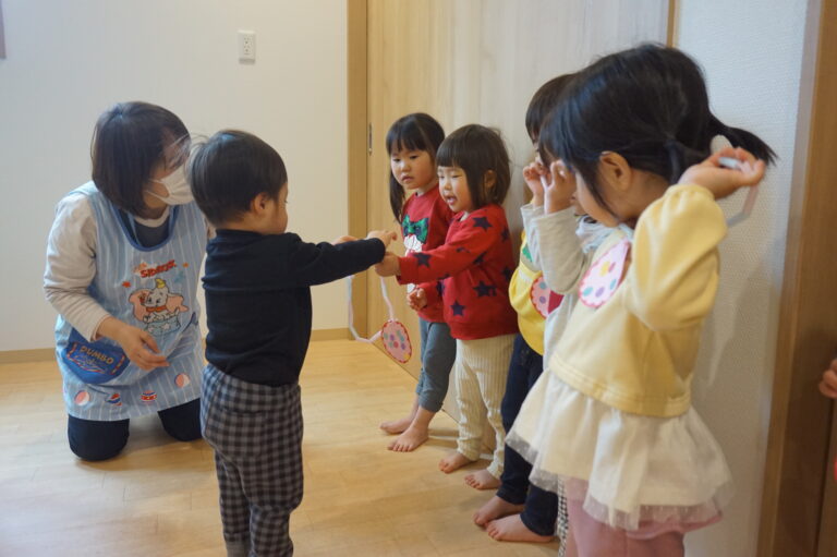 あめ組・２歳児さんの「おわかれかい」